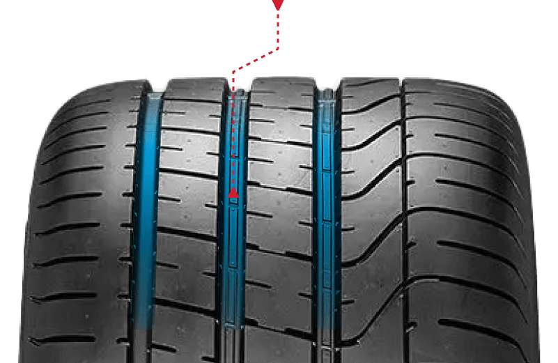 ثلاثة أخاديد طولية واسعة